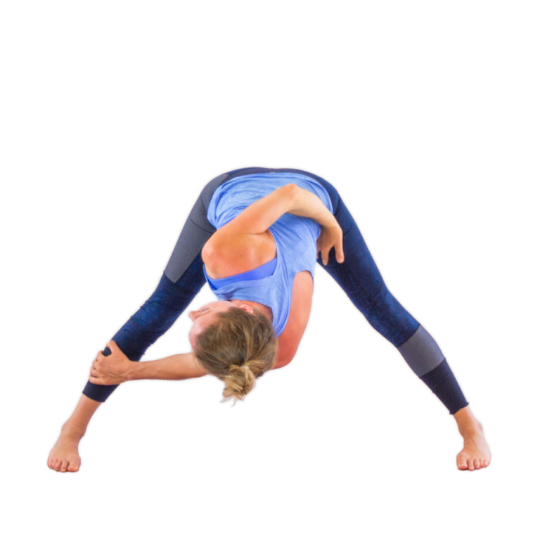 Wide Legged Forward Fold Twist – Stretch Every Day
